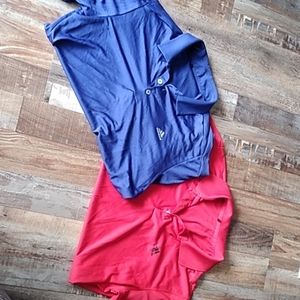 Bundle Two Short Sleeve Adidas Male Dress Shirts